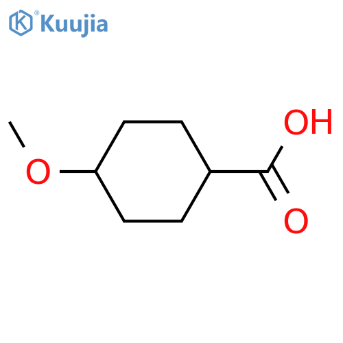 trans-4-methoxycyclohexanecarboxylic acid structure