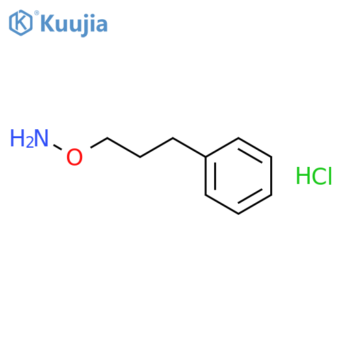 O-(3-Phenylpropyl)hydroxylamine hydrochloride structure