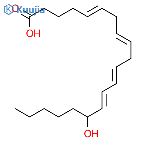 5,8,11,13-Eicosatetraenoicacid, 15-hydroxy- structure