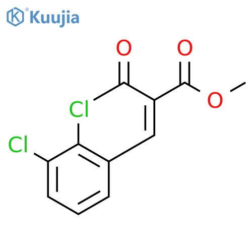 Methyl 2-(2,3-Dichlorobenzylidene)acetoacetate structure
