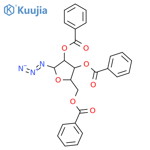 2,3,5-Tri-O-benzoyl-b-D-ribofuranosyl Azide structure