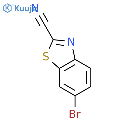 6-Bromobenzodthiazole-2-carbonitrile structure