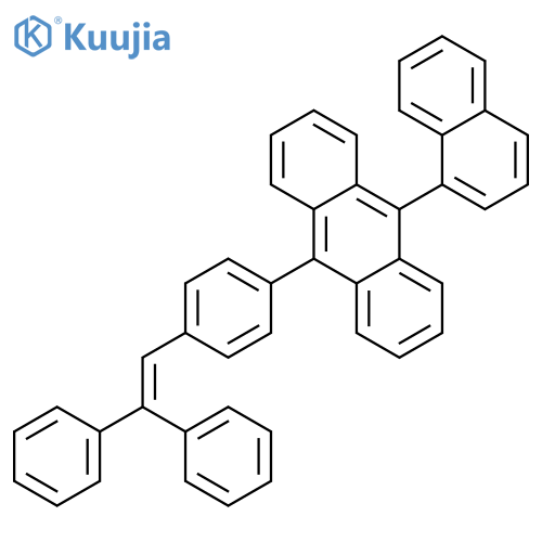 Anthracene, 9-[4-(2,2-diphenylethenyl)phenyl]-10-(1-naphthalenyl)- structure