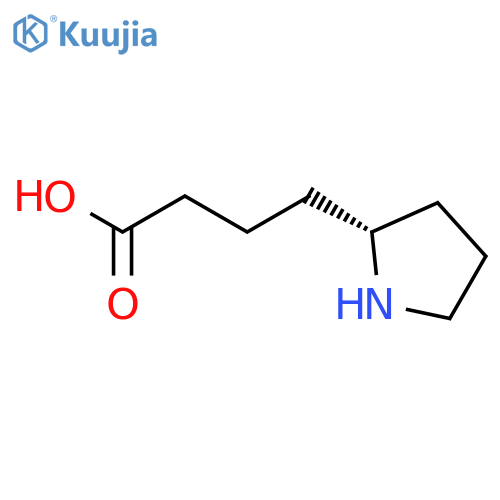 2-PYRROLIDINEBUTANOIC ACID, (2R)- structure