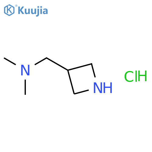 (azetidin-3-ylmethyl)dimethylamine hydrochloride structure