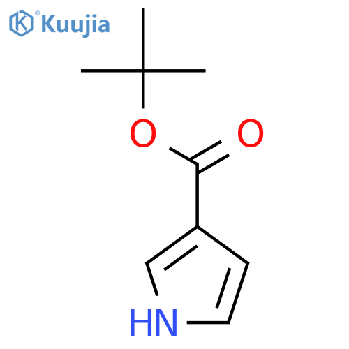 1H-Pyrrole-3-carboxylic acid, 1,1-dimethylethyl ester structure