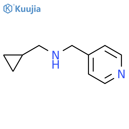 (cyclopropylmethyl)[(pyridin-4-yl)methyl]amine structure