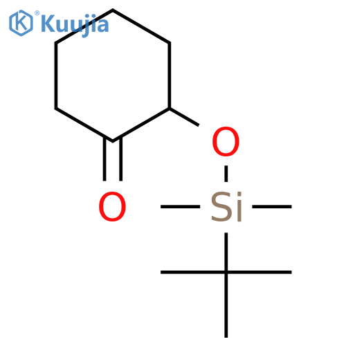 Cyclohexanone,2-[[(1,1-dimethylethyl)dimethylsilyl]oxy]- structure