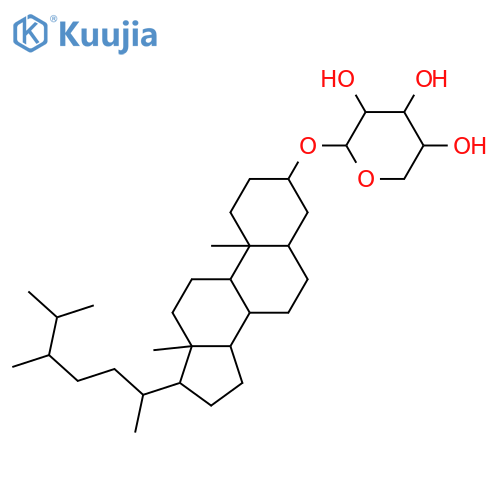 Ergostan-3-ol; (3β,5α,24ξ)-form, 3-O-β-D-Xylopyranoside structure