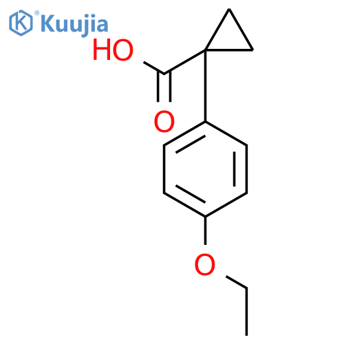 1-(4-ethoxyphenyl)cyclopropane-1-carboxylic Acid structure