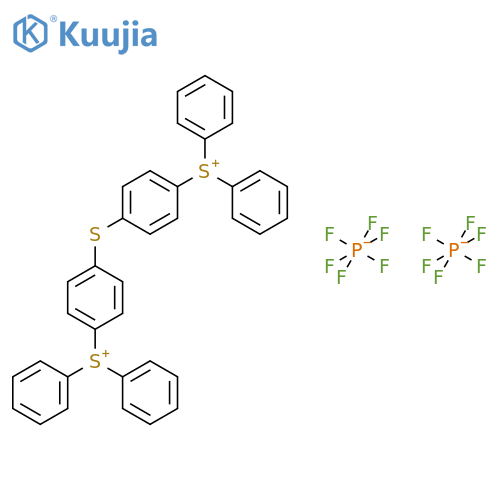 Bis(4-(diphenylsulfonio)phenyl)sulfide bis(hexafluorophosphate) structure
