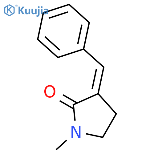 2-PYRROLIDINONE, 1-METHYL-3-(PHENYLMETHYLENE)-, (E)- structure