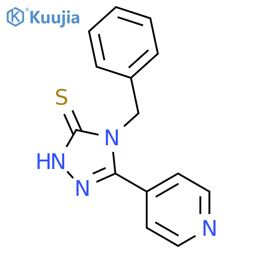 4-Benzyl-5-(pyridin-4-yl)-4H-1,2,4-triazole-3-thiol structure