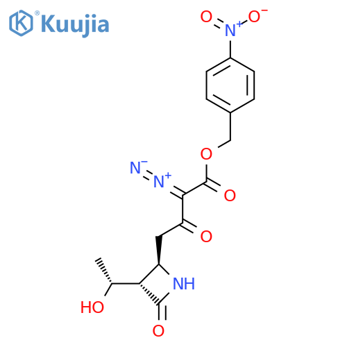 (2R,3S)-α-Diazo-3-(1R)-1-hydroxyethyl-β,4-dioxo-2-azetidinebutanoic Acid (4-Nitrophenyl)methyl Ester structure
