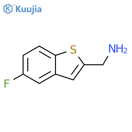 Benzo[b]thiophene-2-methanamine, 5-fluoro- structure