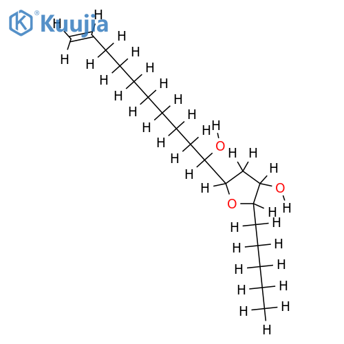 (1'R,2S,3S,5R)-Tetrahydro-2-(1-hydroxy-9-nonenyl)-5-pentyl-3-furanol structure