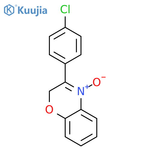 2H-1,4-Benzoxazine, 3-(4-chlorophenyl)-, 4-oxide structure