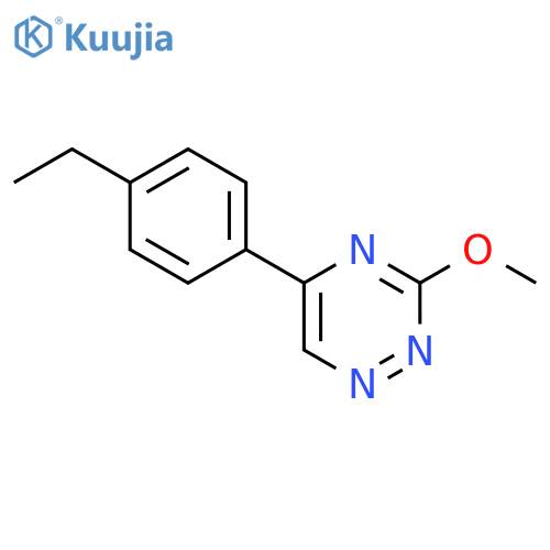 1,2,4-Triazine,5-(4-ethylphenyl)-3-methoxy- structure