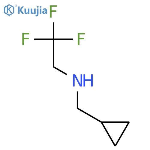 (cyclopropylmethyl)(2,2,2-trifluoroethyl)amine structure