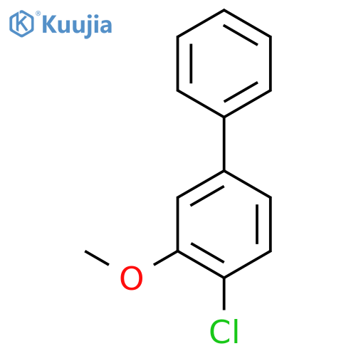 4-Chloro-3-methoxybiphenyl structure