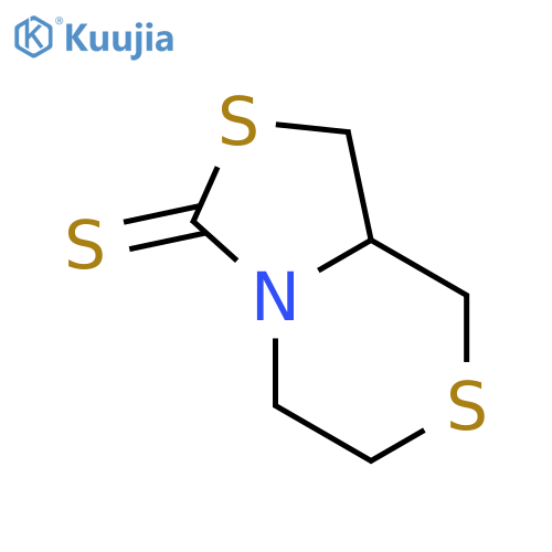 1H,3H-Thiazolo[4,3-c][1,4]thiazine-3-thione,tetrahydro- structure