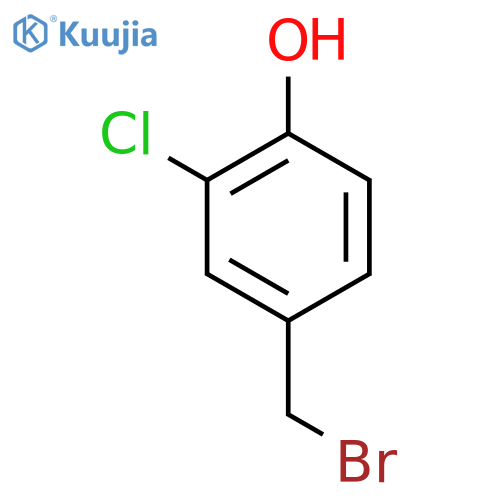 4-(bromomethyl)-2-chlorophenol structure