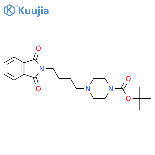 Tert-butyl 4-[4-(1,3-dioxo-2,3-dihydro-1H-isoindol-2-yl)butyl]piperazine-1-carboxylate structure