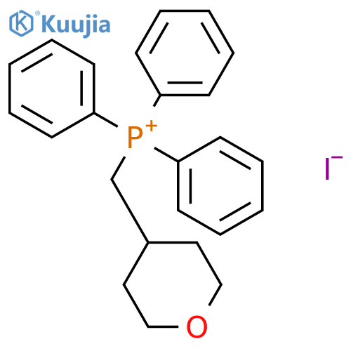 Triphenyl[(tetrahydro-2H-pyran-4-yl)methyl]phosphonium iodide structure