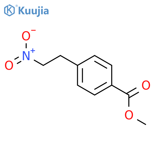 BENZOIC ACID, 4-(2-NITROETHYL)-, METHYL ESTER structure