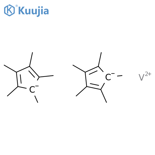 Vanadocene, decamethyl-(9CI) structure