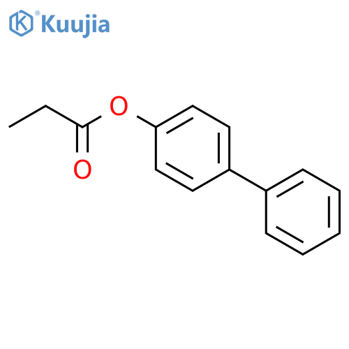 1,1'-Biphenyl-4-ol, 4-propanoate structure