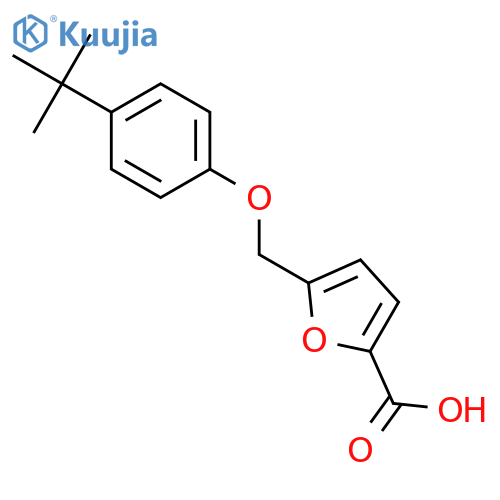 5-(4-Tert-butylphenoxy)methyl-2-furoic Acid structure