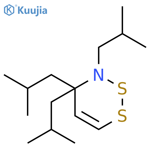 Triisobutyldihydrodithiazine structure