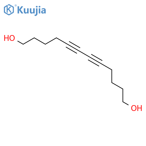 5,7-Dodecadiyn-1,12-diol structure