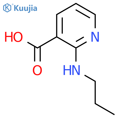 2-(Propylamino)nicotinic acid structure
