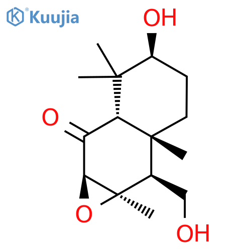 (1aR,2aS)-2a,3,4,5,6,6a,7,7a-Octahydro-4β-hydroxy-7β-hydroxymethyl-3,3,6aβ,7aα-tetramethylnaphth[2,3-b]oxiren-2(1aH)-one structure