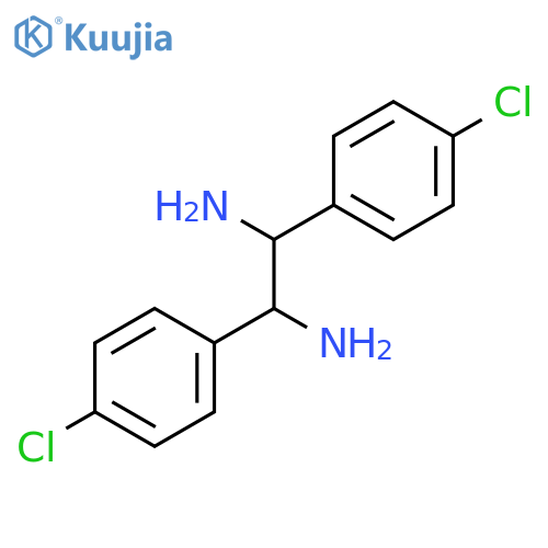 (1R,2S)-1,2-Bis(4-chlorophenyl)ethane-1,2-diamine structure