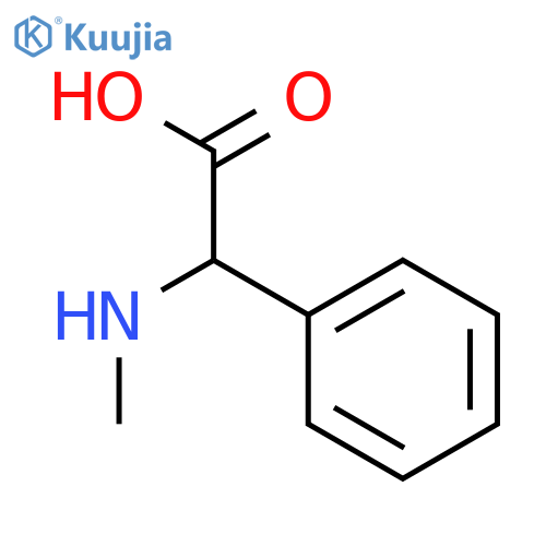 2-(Methylamino)-2-phenylacetic Acid structure