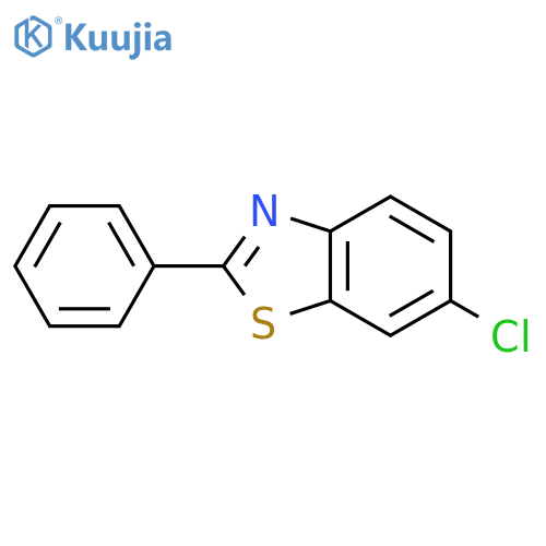 Benzothiazole,6-chloro-2-phenyl- structure