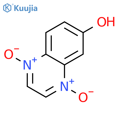 6-Quinoxalinol, 1,4-dioxide structure