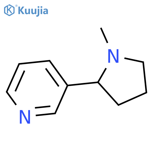 Pyrrolidinium,1-(methylene-11C)-2-(3-pyridinyl)-, (S)- (9CI) structure