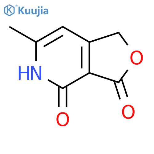 6-Methylfuro3,4-cpyridine-3,4(1H,5H)-dione structure