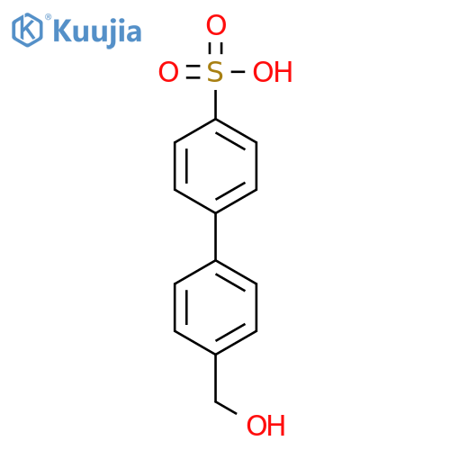 [1,1'-Biphenyl]-4-sulfonicacid, 4'-(hydroxymethyl)- structure