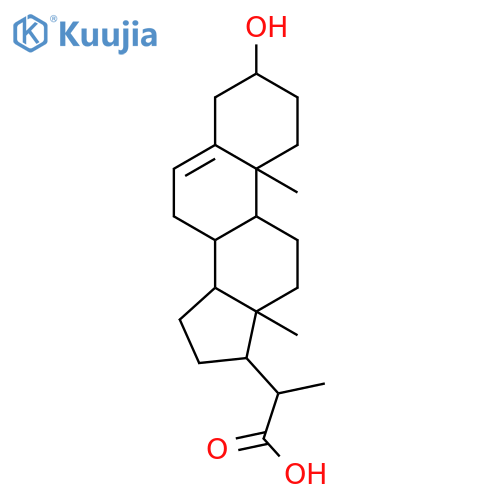 Pregn-5-ene-20-carboxylicacid, 3-hydroxy-, (3b)- (9CI) structure