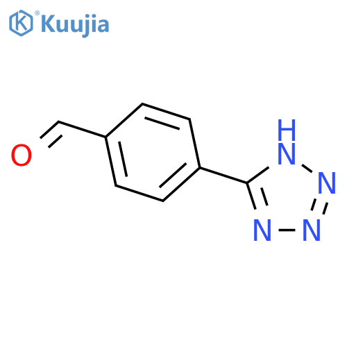 4-(2H-1,2,3,4-tetrazol-5-yl)benzaldehyde structure