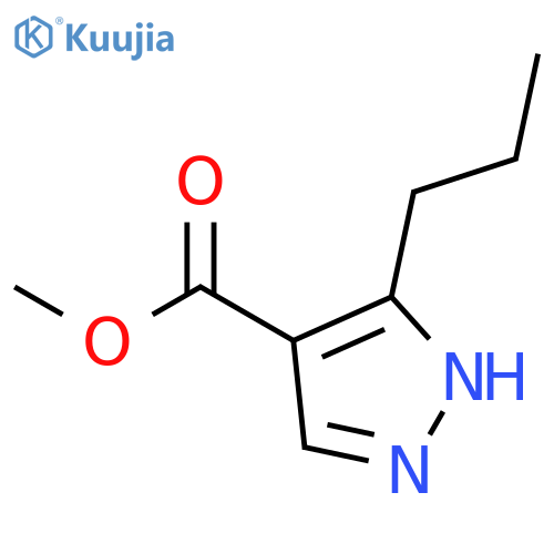 methyl 3-propyl-1H-pyrazole-4-carboxylate structure