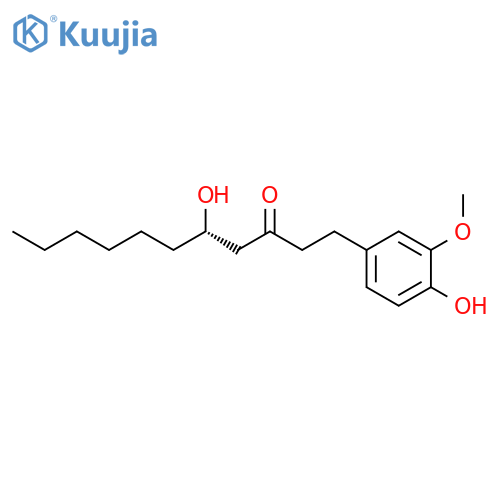 3-Undecanone, 5-hydroxy-1-(4-hydroxy-3-methoxyphenyl)-, (5S)- structure