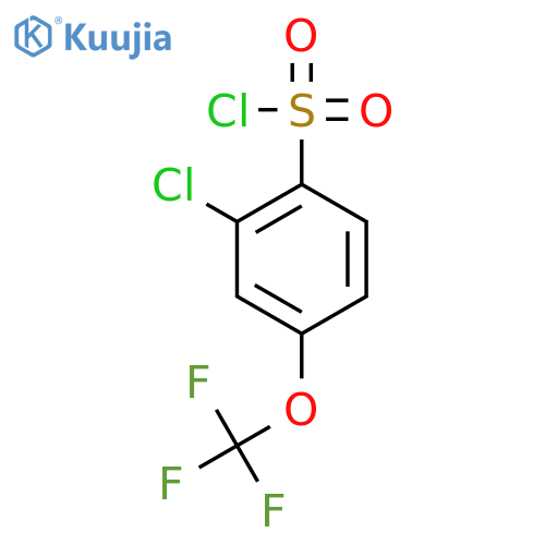 2-chloro-4-(trifluoromethoxy)benzenesulfonyl Chloride structure