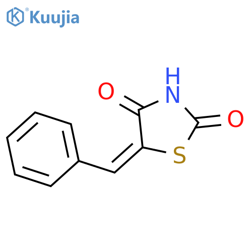 2,4-Thiazolidinedione, 5-(phenylmethylene)-, (Z)- structure