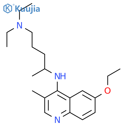 1,4-Pentanediamine,N4-(6-ethoxy-3-methyl-4-quinolinyl)-N1,N1-diethyl- structure